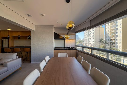 Sacada de apartamento para alugar com 2 quartos, 107m² em Jardim das Acacias, São Paulo