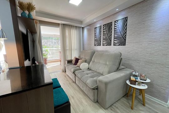 Sala de apartamento à venda com 2 quartos, 78m² em Jaguaré, São Paulo