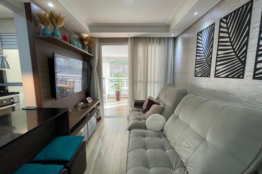 Sala de apartamento à venda com 2 quartos, 78m² em Jaguaré, São Paulo