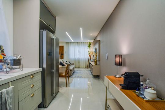 Cozinha de casa à venda com 4 quartos, 150m² em Vila Camilópolis, Santo André