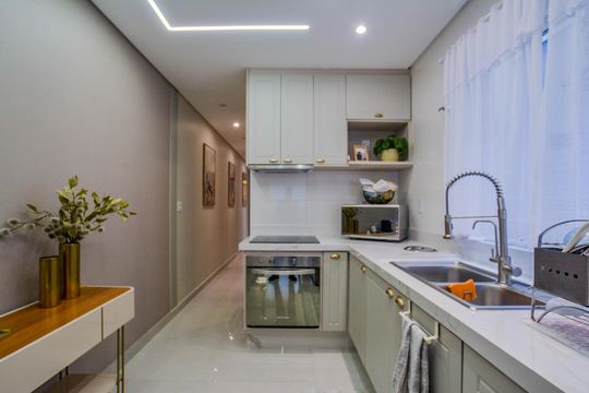 Cozinha de casa à venda com 4 quartos, 150m² em Vila Camilópolis, Santo André