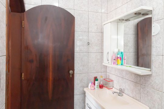Banheiro da Suíte 3 de casa à venda com 3 quartos, 261m² em Jardim Sao Vicente, São Paulo