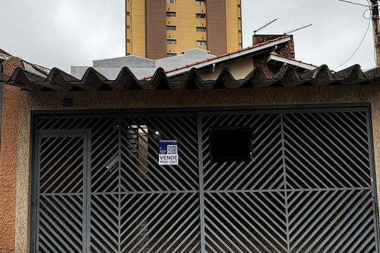 Fachada de casa à venda com 3 quartos, 136m² em Parque das Nações, Santo André