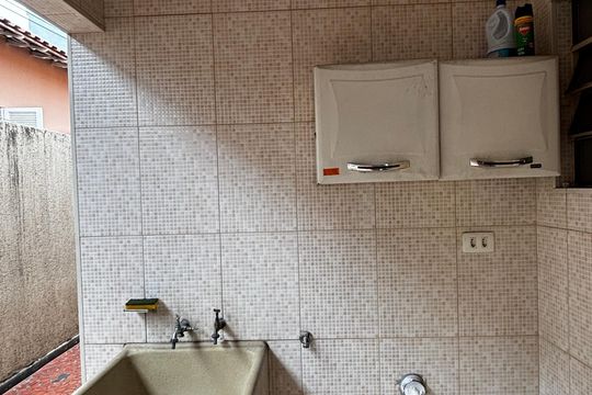 Área de Serviço de casa à venda com 3 quartos, 136m² em Parque das Nações, Santo André