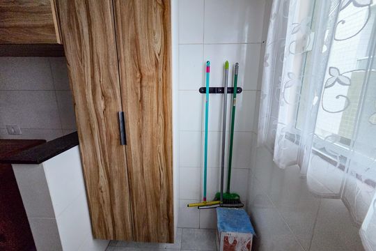 Área de Serviço de casa de condomínio para alugar com 2 quartos, 74m² em Nova Mirim, Praia Grande