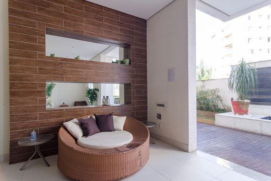 Área comum de apartamento para alugar com 2 quartos, 64m² em Vila Alexandria, São Paulo