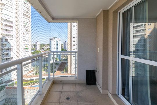 Varanda de apartamento para alugar com 2 quartos, 64m² em Vila Alexandria, São Paulo