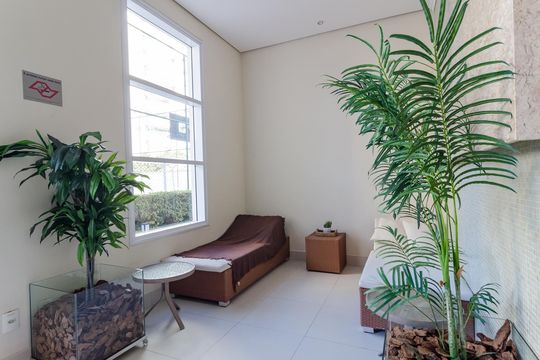 Área comum de apartamento para alugar com 2 quartos, 64m² em Vila Alexandria, São Paulo