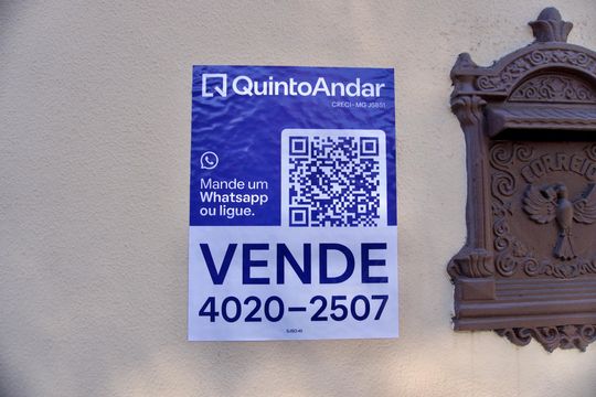 Placa QuintoAndar de apartamento à venda com 3 quartos, 90m² em Gutierrez, Belo Horizonte
