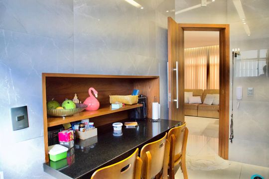 Cozinha de apartamento à venda com 3 quartos, 90m² em Gutierrez, Belo Horizonte