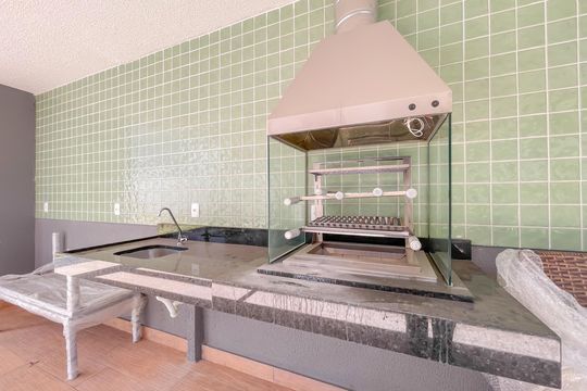 Área comum - Churrasqueira de apartamento à venda com 2 quartos, 43m² em Rochdale, Osasco