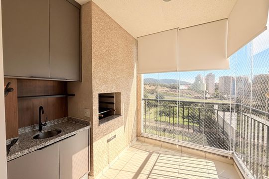 Sacada de apartamento à venda com 2 quartos, 67m² em Anhangabaú, Jundiaí