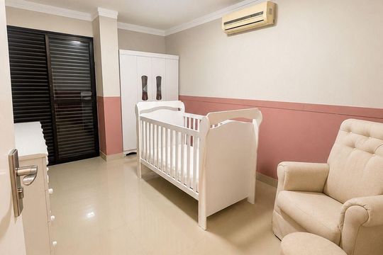 Quarto 3 de apartamento para alugar com 3 quartos, 140m² em Balneario Cidade Atlantica, Guarujá