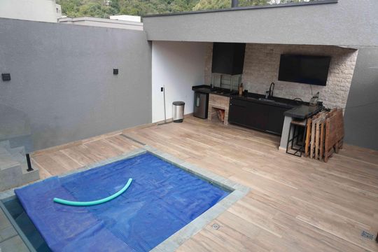 Área gourmet de casa de condomínio à venda com 3 quartos, 150m² em Alphaville, Santana de Parnaíba