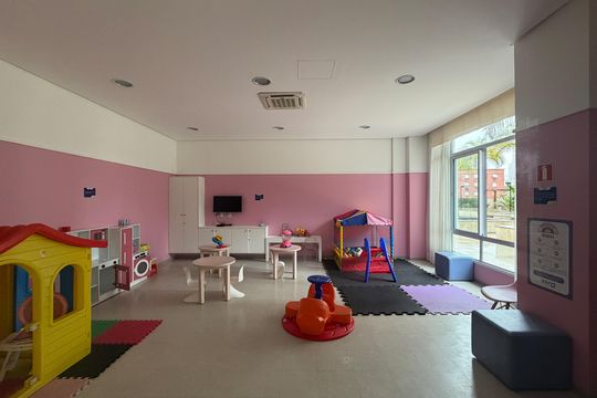 Área comum de apartamento para alugar com 3 quartos, 84m² em Marapé, Santos