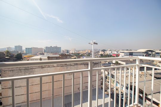 Varanda da Sala de apartamento para alugar com 2 quartos, 40m² em Bonsucesso, Rio de Janeiro