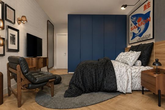 Quarto de apartamento à venda com 3 quartos, 142m² em Jardim Paulista, São Paulo