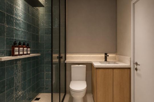 Banheiro de apartamento à venda com 3 quartos, 142m² em Jardim Paulista, São Paulo