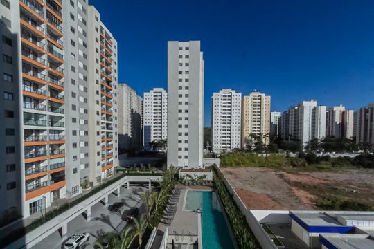 Vista da Suíte de apartamento à venda com 3 quartos, 76m² em Planalto, São Bernardo do Campo