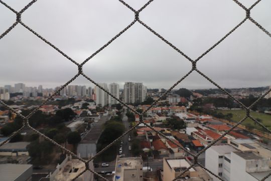 Sala Vista  de apartamento à venda com 2 quartos, 95m² em Nova Petrópolis, São Bernardo do Campo