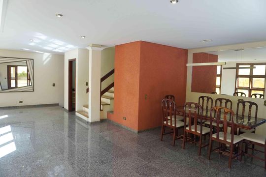 Sala Estar - Jantar de casa de condomínio à venda com 4 quartos, 390m² em Alphaville, Santana de Parnaíba