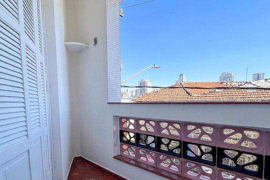 Sacada do Quarto 1 de casa de condomínio para alugar com 3 quartos, 115m² em Vila Gumercindo, São Paulo