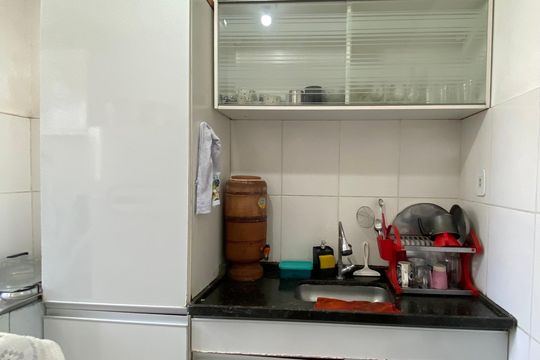 Cozinha de apartamento à venda com 2 quartos, 59m² em Chácara, Betim