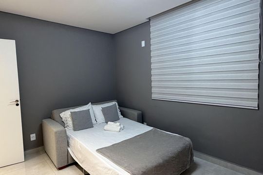 Quarto de apartamento para alugar com 2 quartos, 74m² em Estuário, Santos
