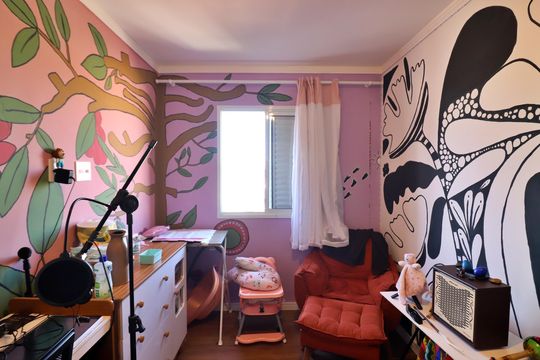 Quarto 1 de apartamento para alugar com 2 quartos, 44m² em Cooperativa, São Bernardo do Campo