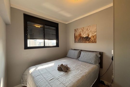 Suíte de apartamento à venda com 1 quarto, 27m² em Vila Olímpia, São Paulo