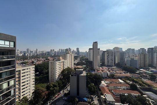 Vista de apartamento à venda com 1 quarto, 27m² em Vila Olímpia, São Paulo