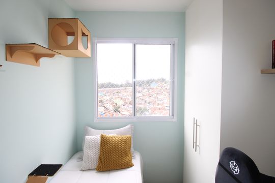 Quarto 2 de apartamento para alugar com 2 quartos, 32m² em Colônia (zona Leste), São Paulo