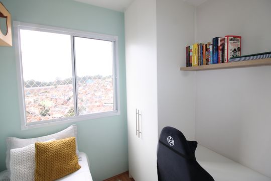 Quarto 2 de apartamento para alugar com 2 quartos, 32m² em Colônia (zona Leste), São Paulo