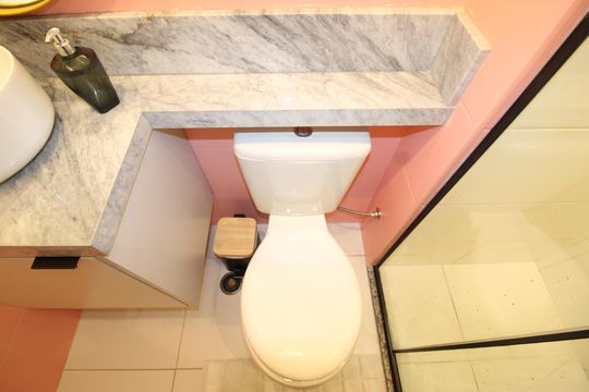 Banheiro de apartamento para alugar com 2 quartos, 32m² em Colônia (zona Leste), São Paulo