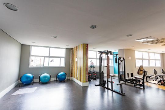 Área comum - Academia de apartamento para alugar com 2 quartos, 65m² em Centro, Diadema
