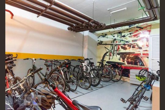 Área comum - Bicicletario de kitnet/studio à venda com 1 quarto, 37m² em Vila Madalena, São Paulo