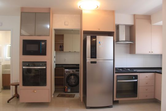 Cozinha de apartamento à venda com 2 quartos, 89m² em Fundação, São Caetano do Sul