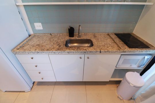 Cozinha  de apartamento para alugar com 1 quarto, 42m² em Jardim Nova Alianca Sul, Ribeirão Preto