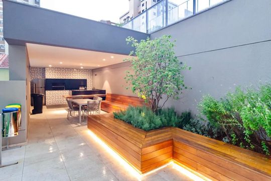 Área comum - Churrasqueira de apartamento à venda com 2 quartos, 65m² em Vila Monte Alegre, São Paulo
