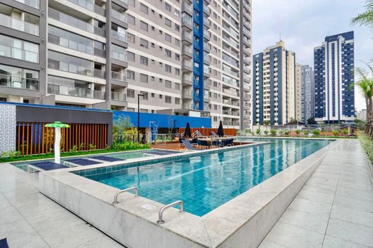Área comum - Piscina de apartamento à venda com 2 quartos, 65m² em Vila Monte Alegre, São Paulo
