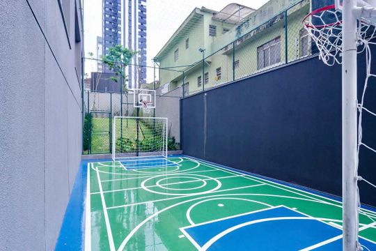 Área comum - Quadra de apartamento à venda com 2 quartos, 65m² em Vila Monte Alegre, São Paulo