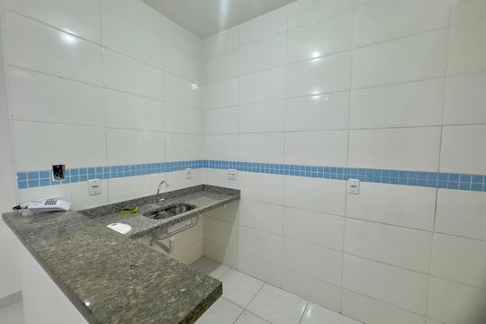Cozinha de apartamento para alugar com 2 quartos, 48m² em Jardim Rosana, Guarulhos