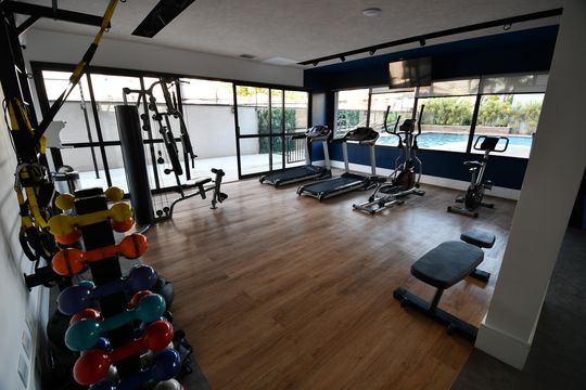 Área comum - Academia de apartamento à venda com 2 quartos, 79m² em Jardim Guanabara, Campinas