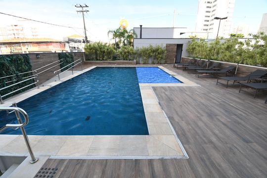 Área comum - Piscina de apartamento à venda com 2 quartos, 79m² em Jardim Guanabara, Campinas