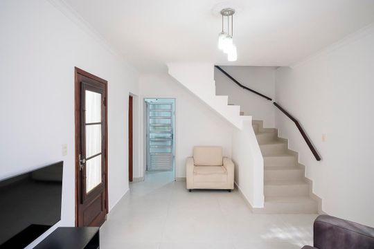 Sala de casa para alugar com 3 quartos, 114m² em Santa Maria, São Caetano do Sul
