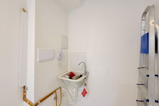 Área de Serviço de apartamento para alugar com 2 quartos, 32m² em Jardim Caravelas, São Paulo