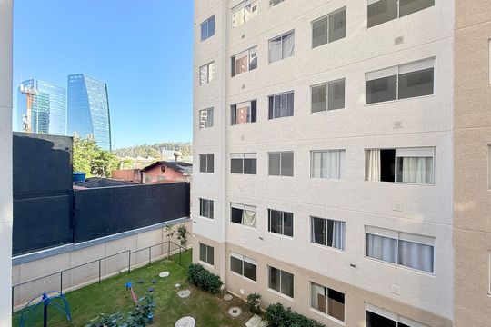 Vista  de apartamento para alugar com 2 quartos, 32m² em Jardim Caravelas, São Paulo