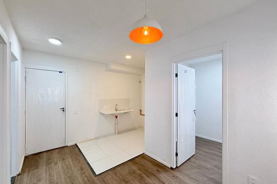 Sala de apartamento para alugar com 2 quartos, 32m² em Jardim Caravelas, São Paulo