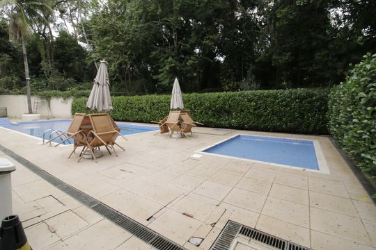 Área comum - Piscina de apartamento à venda com 2 quartos, 77m² em Barra Olímpica, Rio de Janeiro