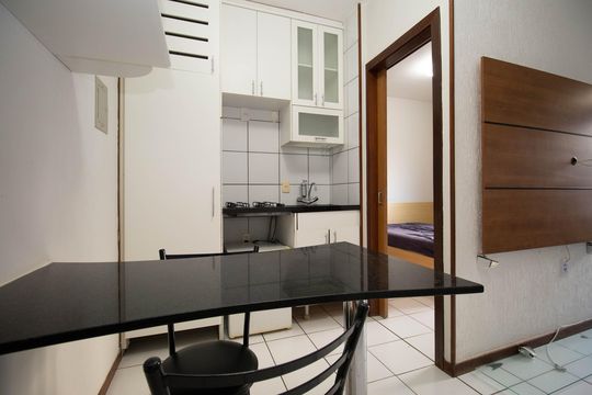 Cozinha e Área de Serviço de kitnet/studio à venda com 1 quarto, 26m² em Sgan 912, Brasília